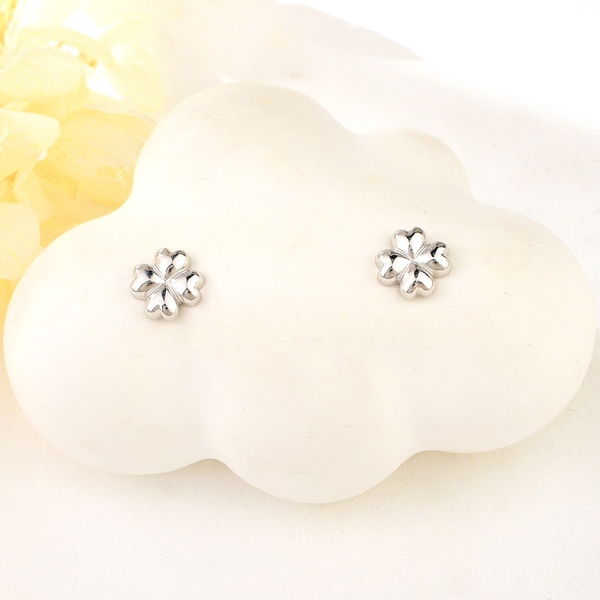 Picture of Featured White Platinum Plated Dangle Earrings with Full Guarantee