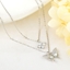 Show details for Purchase Platinum Plated Cubic Zirconia Pendant Necklace Exclusive Online