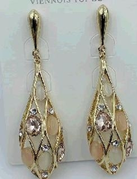 Picture of High End Classic Glass Dangle Earrings at Super Low Price