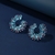 Picture of Good Quality Cubic Zirconia Blue Dangle Earrings