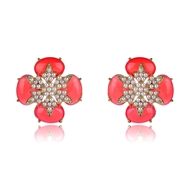 Picture of Distinctive Luxury Red Dangle Earrings in Bulk