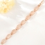 Show details for Delicate Geometric Opal Fashion Bangle