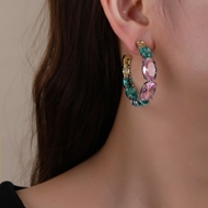 Picture of Need-Now Colorful Geometric Dangle Earrings from Editor Picks