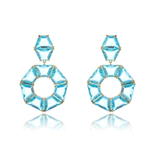 Show details for Top Cubic Zirconia Luxury Dangle Earrings