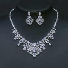 Show details for Great Value White Cubic Zirconia 2 Piece Jewelry Set from Reliable Manufacturer