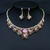 Picture of Need-Now Pink Copper or Brass 2 Piece Jewelry Set with SGS/ISO Certification