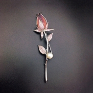 Show details for Recommended Platinum Plated Copper or Brass Brooche Direct from Factory