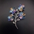 Picture of Inexpensive Copper or Brass Flower Brooche Factory Supply