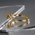 Picture of Copper or Brass Gold Plated Fashion Ring at Super Low Price