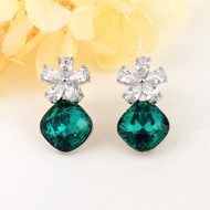 Show details for Fashionable Party Snowflake Dangle Earrings