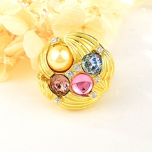Show details for Delicate Geometric Zinc Alloy Fashion Ring