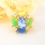 Show details for Low Cost Gold Plated Blue Fashion Ring with Low Cost