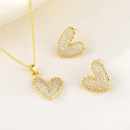 Show details for Nice Cubic Zirconia Delicate 2 Piece Jewelry Set