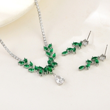 Show details for Famous Flowers & Plants Green 2 Piece Jewelry Set