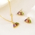 Picture of Fancy Geometric Colorful 2 Piece Jewelry Set