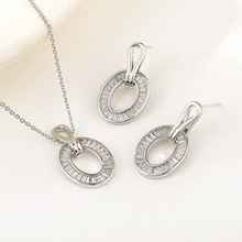 Show details for Party Platinum Plated 2 Piece Jewelry Set of Original Design