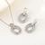 Picture of Party Platinum Plated 2 Piece Jewelry Set of Original Design