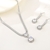 Picture of Recommended Platinum Plated Delicate 2 Piece Jewelry Set from Top Designer