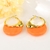 Picture of Staple Geometric Gold Plated Dangle Earrings