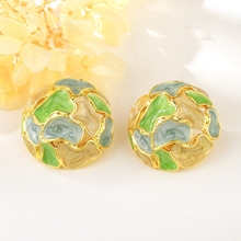 Show details for Party Enamel Dangle Earrings with Beautiful Craftmanship