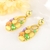 Picture of Attractive Green Flowers & Plants Dangle Earrings For Your Occasions