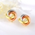 Picture of Nickel Free Platinum Plated Zinc Alloy Stud Earrings in Flattering Style