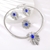 Picture of Bulk Platinum Plated Flowers & Plants 3 Piece Jewelry Set Exclusive Online