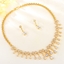 Show details for Flowers & Plants Gold Plated 2 Piece Jewelry Set with Full Guarantee