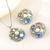 Picture of Hypoallergenic Platinum Plated Flowers & Plants 2 Piece Jewelry Set with Easy Return