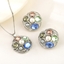 Show details for Hypoallergenic Platinum Plated Flowers & Plants 2 Piece Jewelry Set with Easy Return