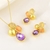 Picture of Shop Gold Plated Purple 2 Piece Jewelry Set with Wow Elements