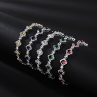 Picture of Luxury Platinum Plated Fashion Bracelet with Worldwide Shipping
