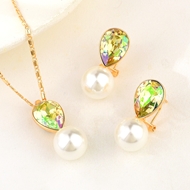 Show details for Filigree Geometric Colorful 2 Piece Jewelry Set