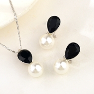 Show details for Fast Selling Black Party 2 Piece Jewelry Set from Editor Picks