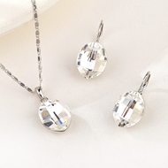 Show details for Irresistible White Fashion 2 Piece Jewelry Set As a Gift