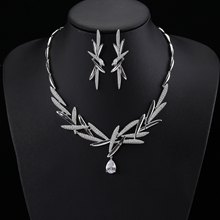 Show details for New Season White Copper or Brass 2 Piece Jewelry Set with SGS/ISO Certification