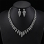 Show details for Impressive White Copper or Brass 2 Piece Jewelry Set with Low MOQ