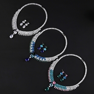Picture of Sparkly Geometric Luxury 2 Piece Jewelry Set