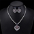 Picture of Hypoallergenic Platinum Plated Luxury 2 Piece Jewelry Set with Easy Return