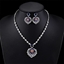 Show details for Hypoallergenic Platinum Plated Luxury 2 Piece Jewelry Set with Easy Return