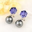 Show details for Fashionable Party Platinum Plated Dangle Earrings