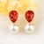 Picture of Top Swarovski Element Fashion Dangle Earrings