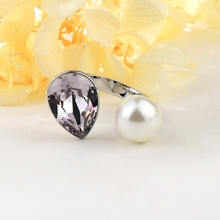 Show details for Fancy Geometric Black Fashion Ring