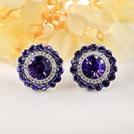 Show details for Fashion Flowers & Plants Dangle Earrings with Worldwide Shipping