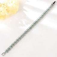 Show details for Great Cubic Zirconia Green Fashion Bracelet